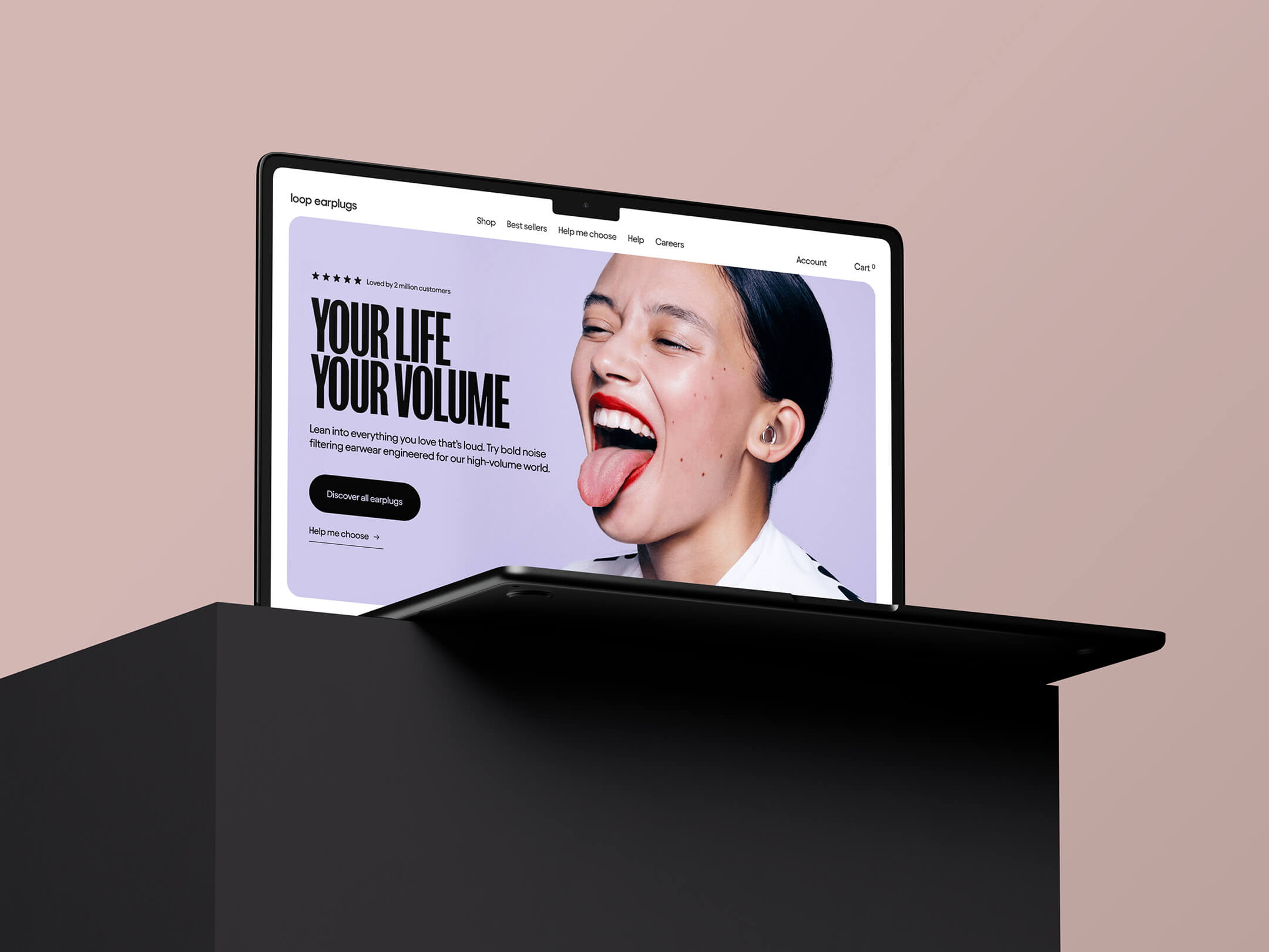 Loop Earplugs rebrand including creative direction, team leadership and brand strategy