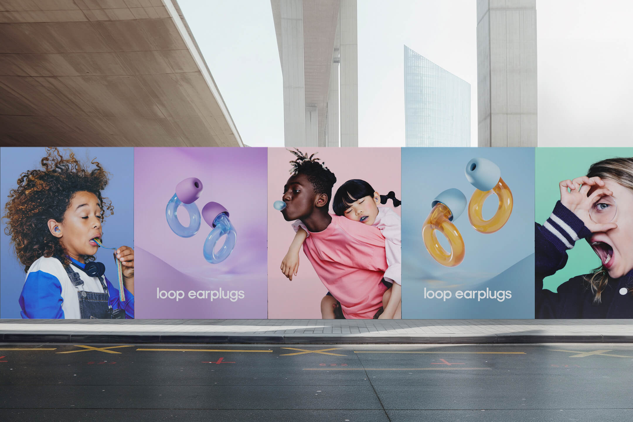 Loop Earplugs rebrand including creative direction, team leadership and brand strategy