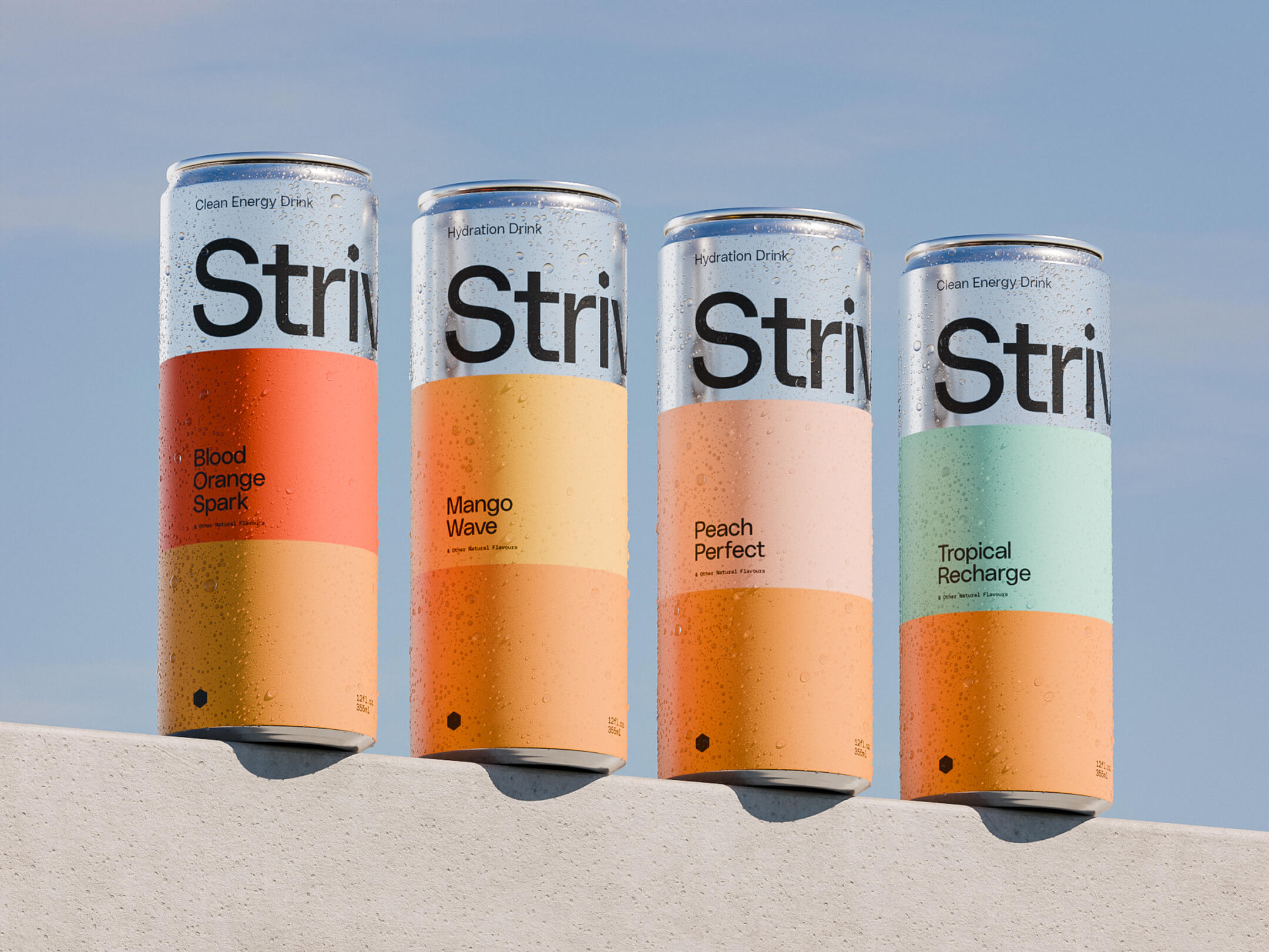 Strive brand strategy, identity design and packaging development